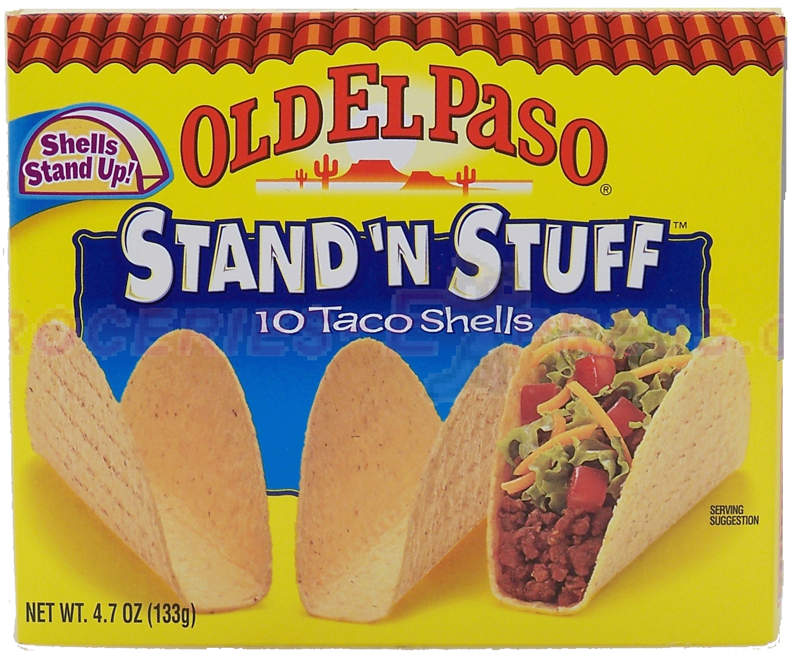 Old El Paso Stand 'n Stuff 10 hard taco shells Full-Size Picture